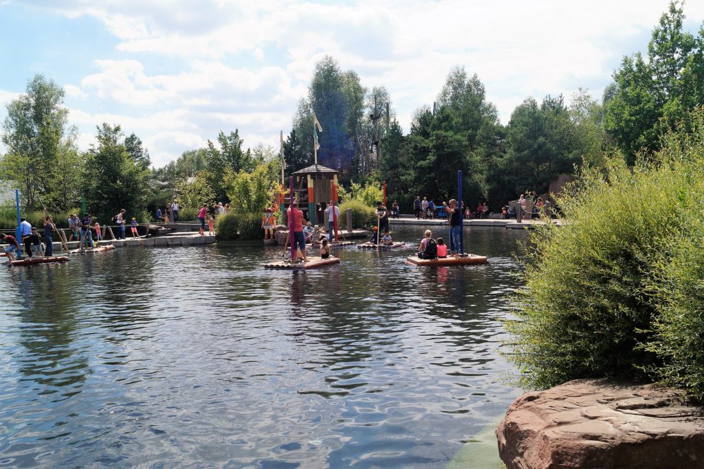 Die Flossfahrt im Playmobil Funpark.