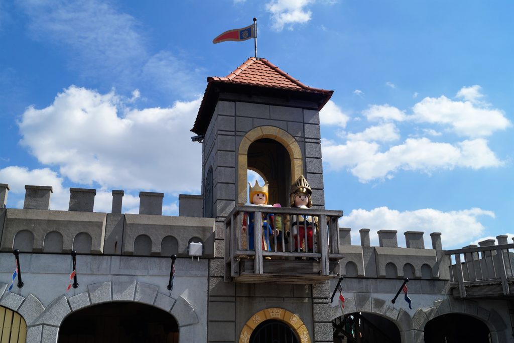 Die Playmobil Funpark Ritterburg.