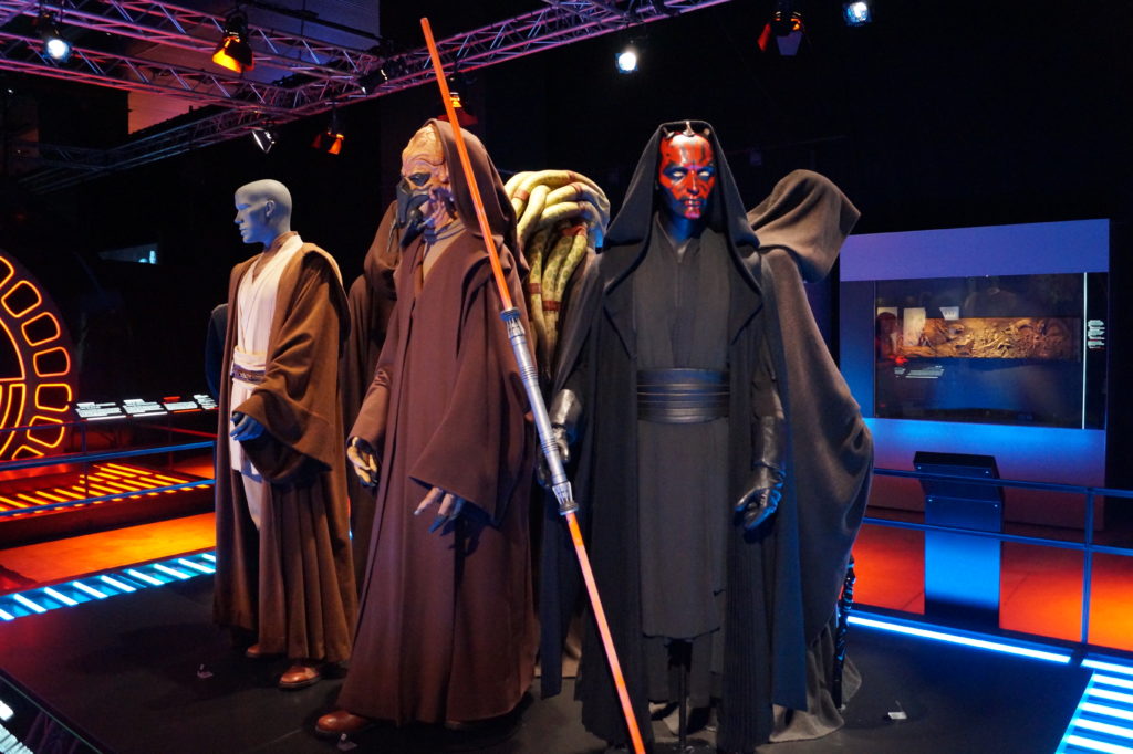 Darth Maul auf der Star Wars Identities Ausstellung in Brüssel