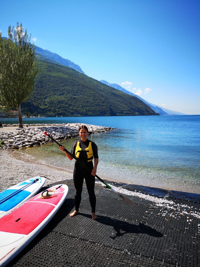 board und paddle fürs sup