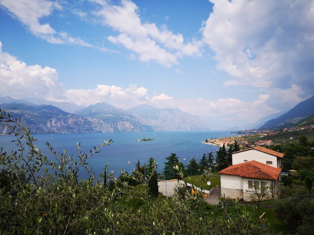 blick auf den gardasee