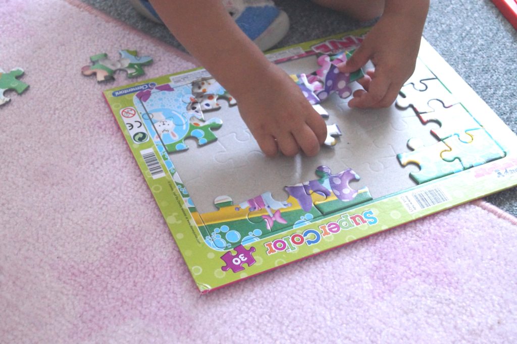 Puzzlespaß mit Minnie Mouse