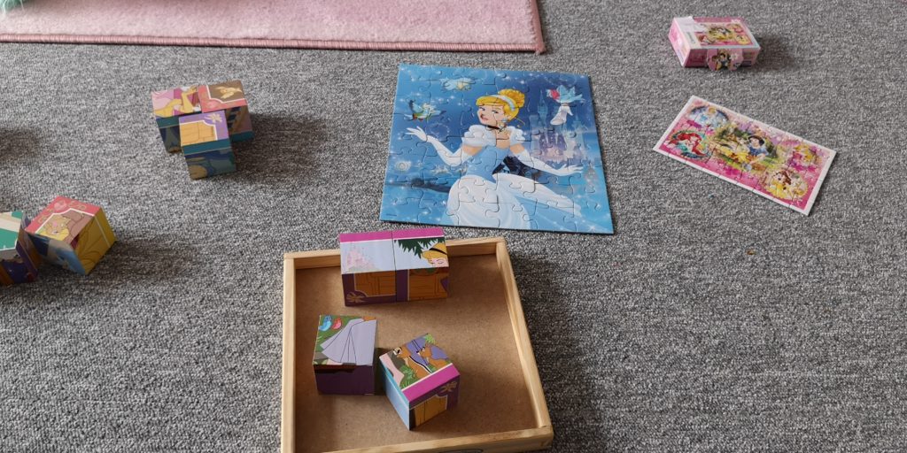 Prinzessin und Cinderella Puzzle