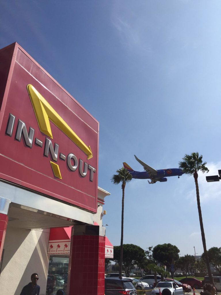 In-N-Out Buger in LA direkt am Flughafen