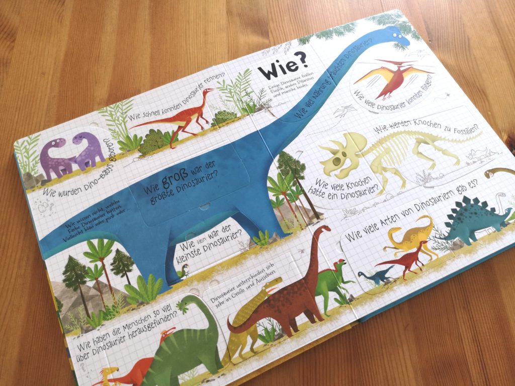 Usborne Verlag: Hatten Dinosaurier Ohren?