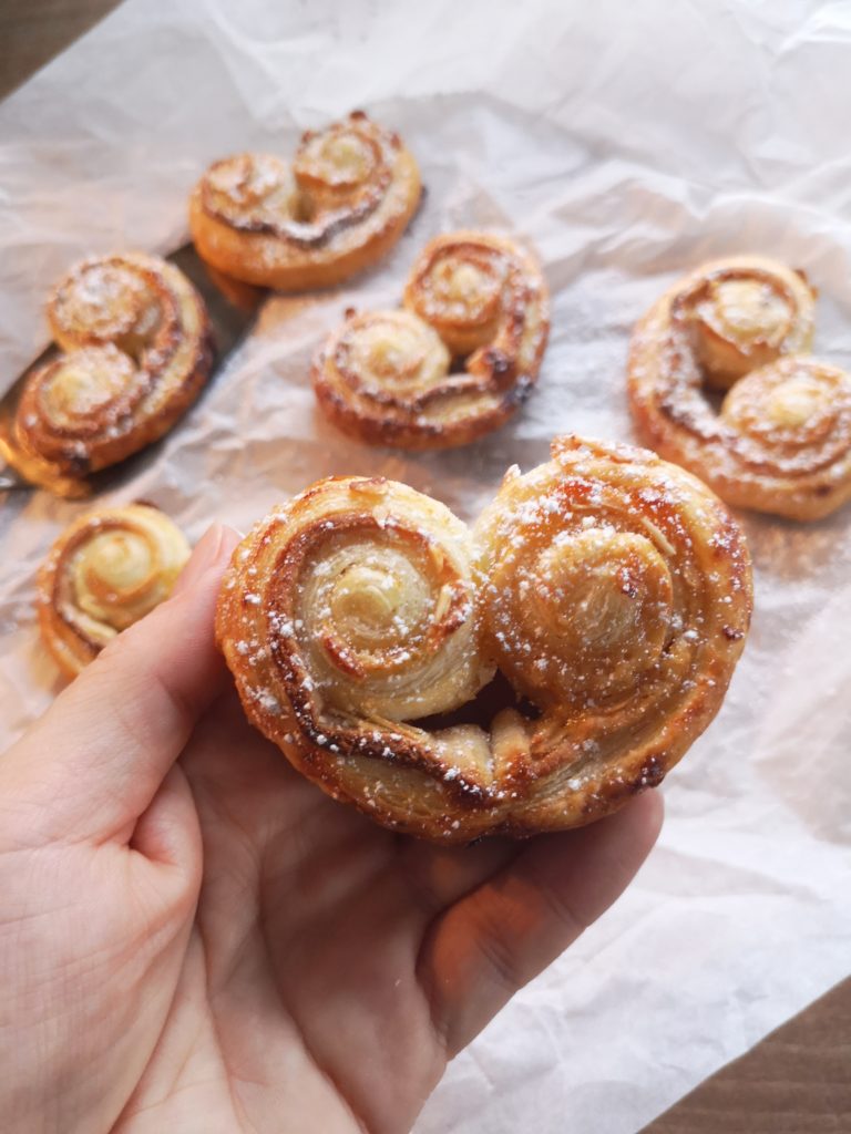 rezept für schnelle blätterteig marzipan herzen