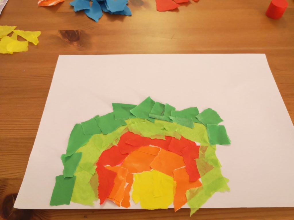 diy für kinder: regenbogen basteln