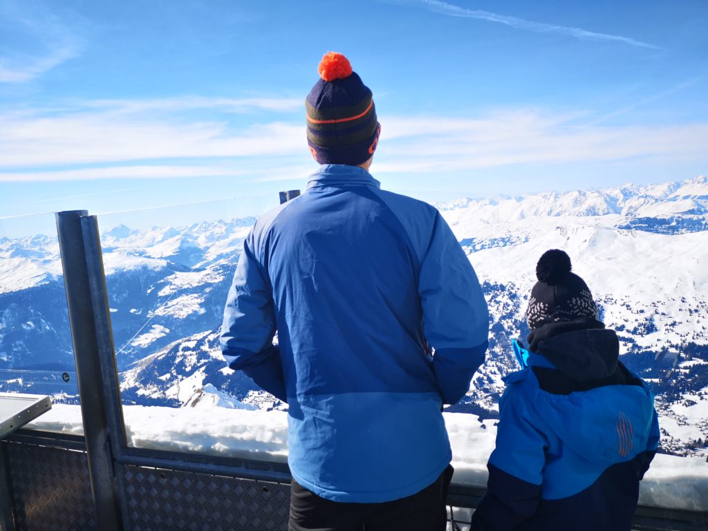 Ausblick vom Rothorngipfel in fast 2900m Höhe