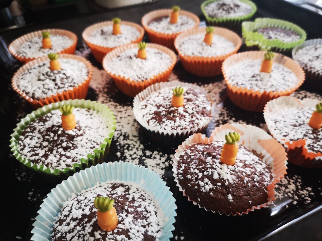 schoko muffins zu ostern