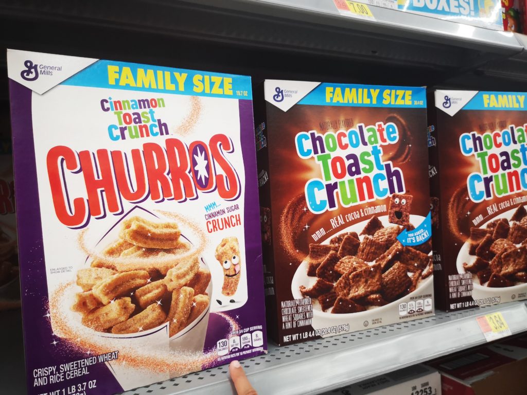 leckere cinnamon cornflakes bei walmart