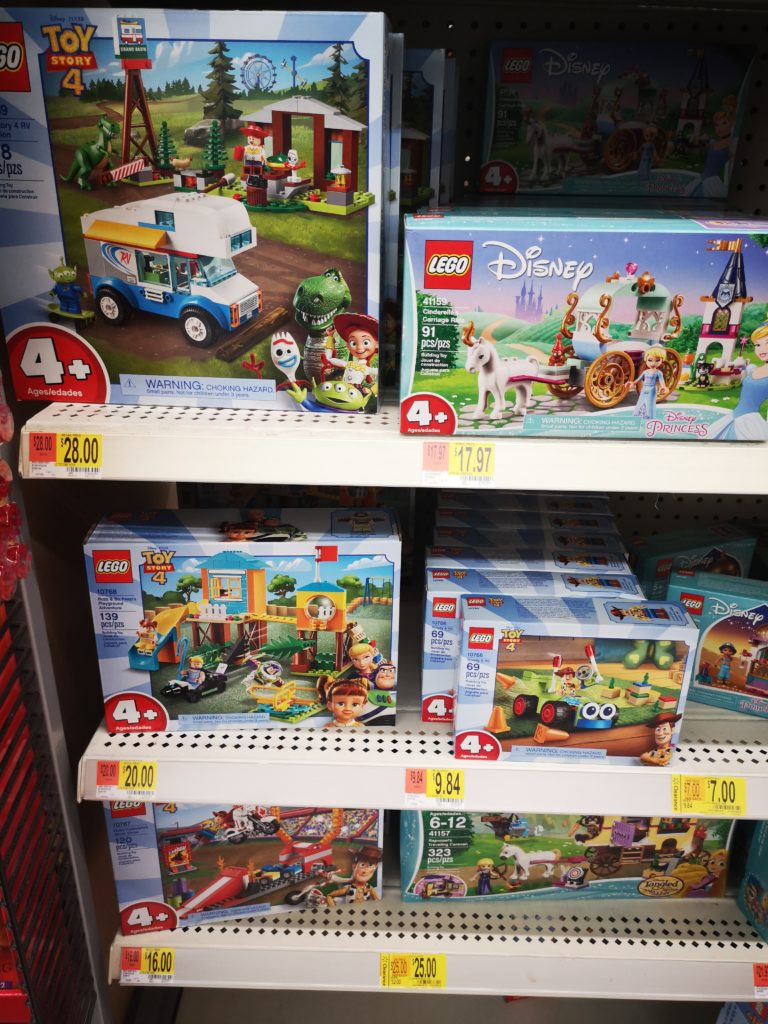 coole toy story 4 lego sets bei walmart