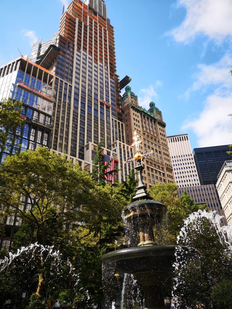 der city hall park in new york