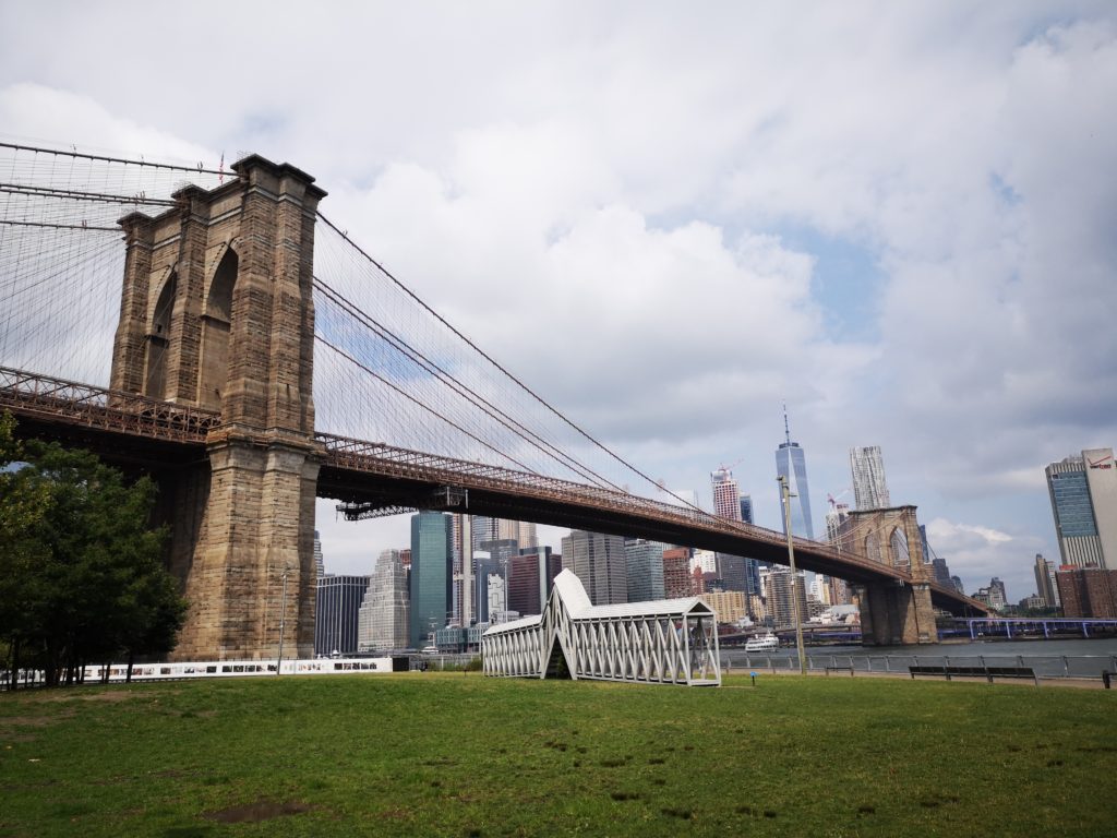 blick auf manhattan von brooklyn aus