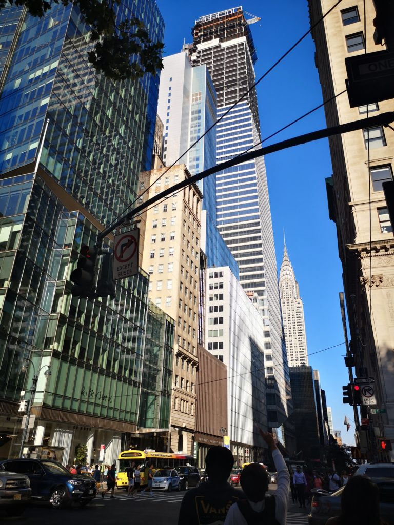 blick auf das chrysler building