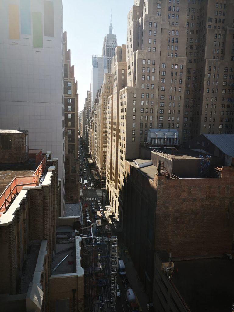 blick von dr dachterrasse ds tryp hotel in new york