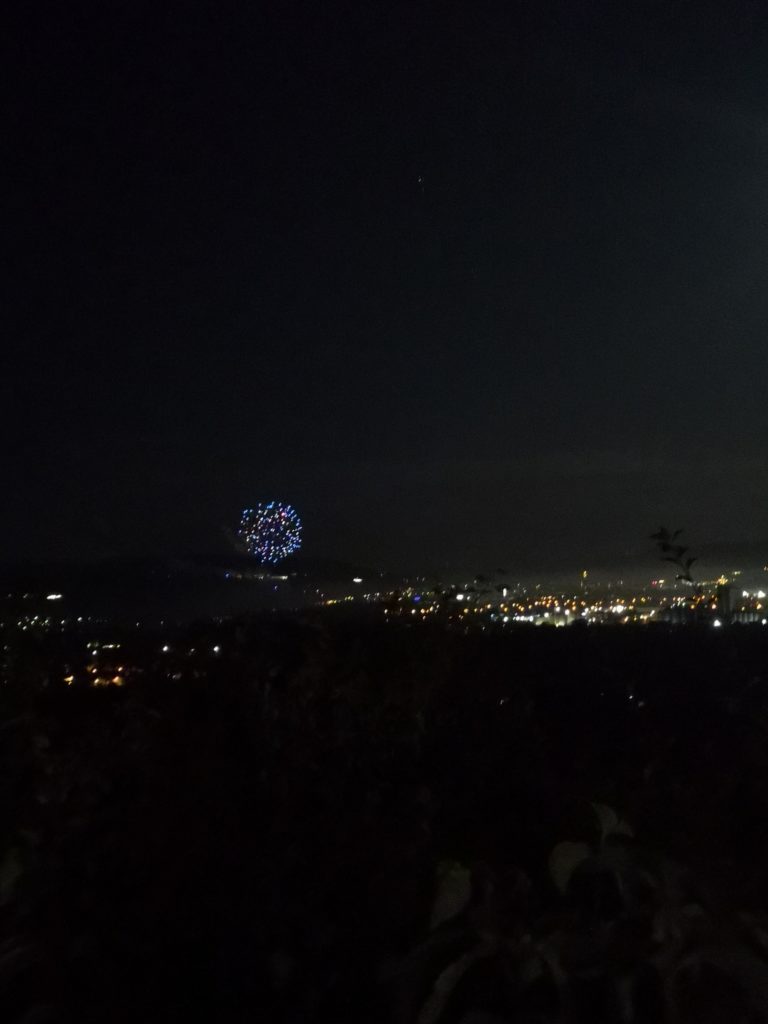 feuerwerk bei rhein in flammen in koblenz