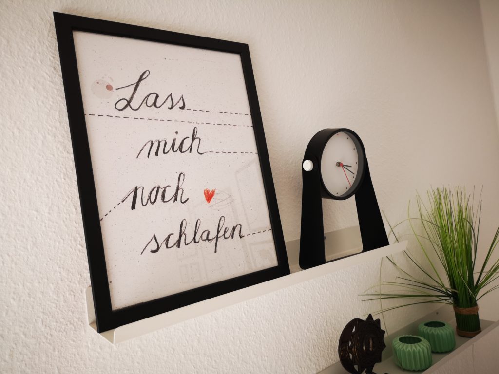 lass mich schlafen poster von Posterlounge