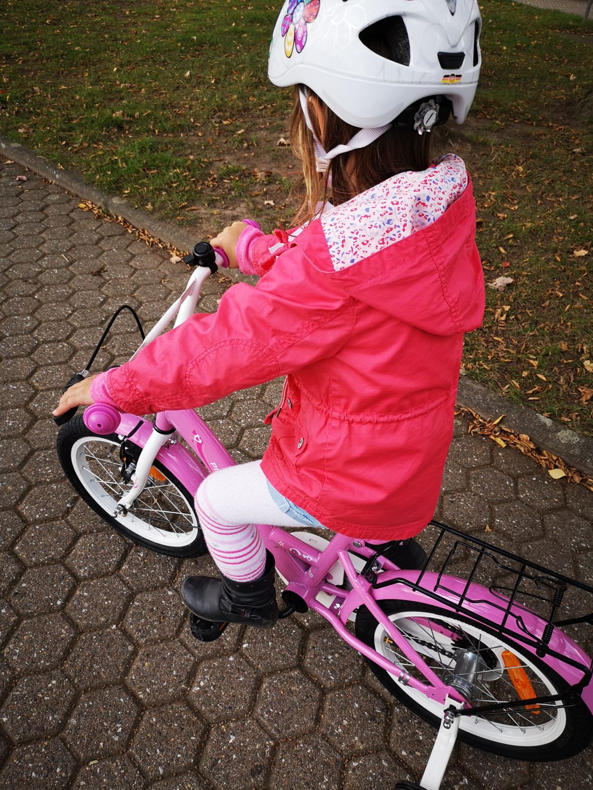 pinkes kinderfahrrad von pinepeak