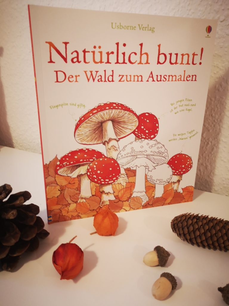 natürlich bunt der wald zum ausmalen