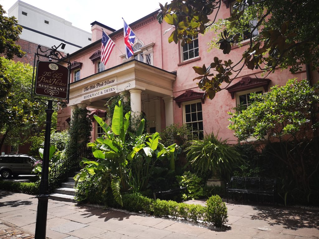 the old pink house restaurant in savannah