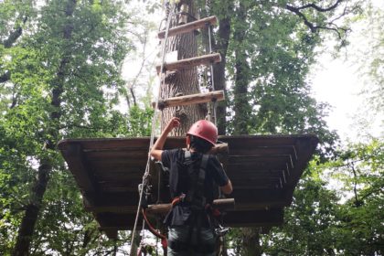 kletterspaß im kletterwald diez