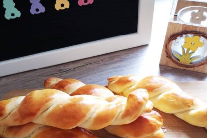 backen für ostern: kleine hefezöpfe