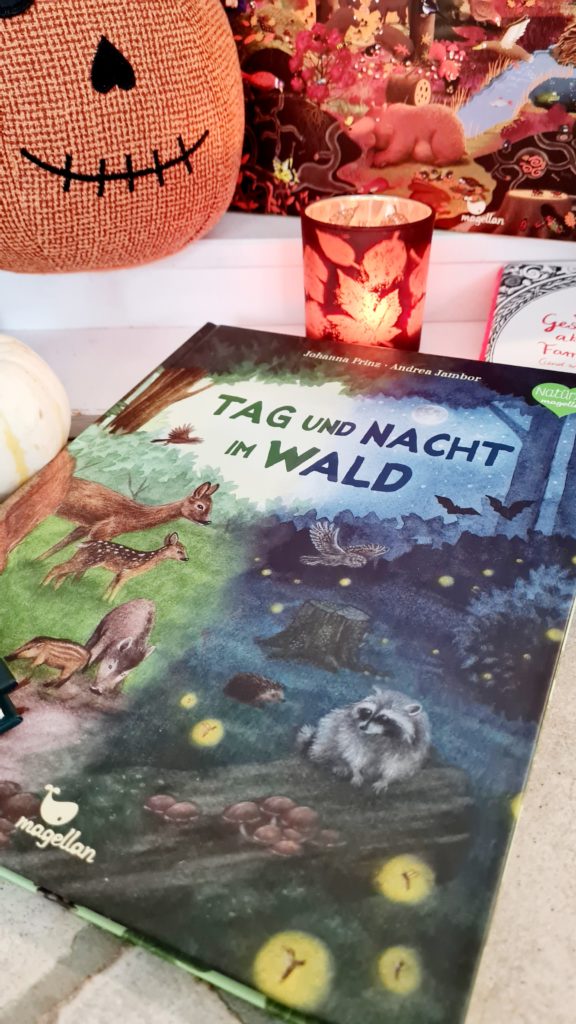 halloween bücher für kinder - tag und nacht im wald