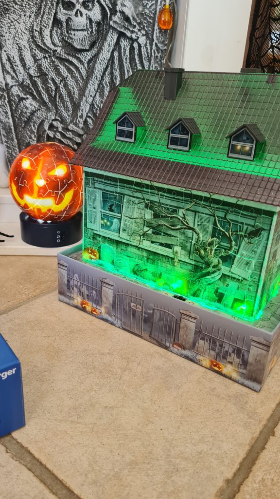 halloween 3d puzzle hexenhaus bei nacht vom ravensburger verlag