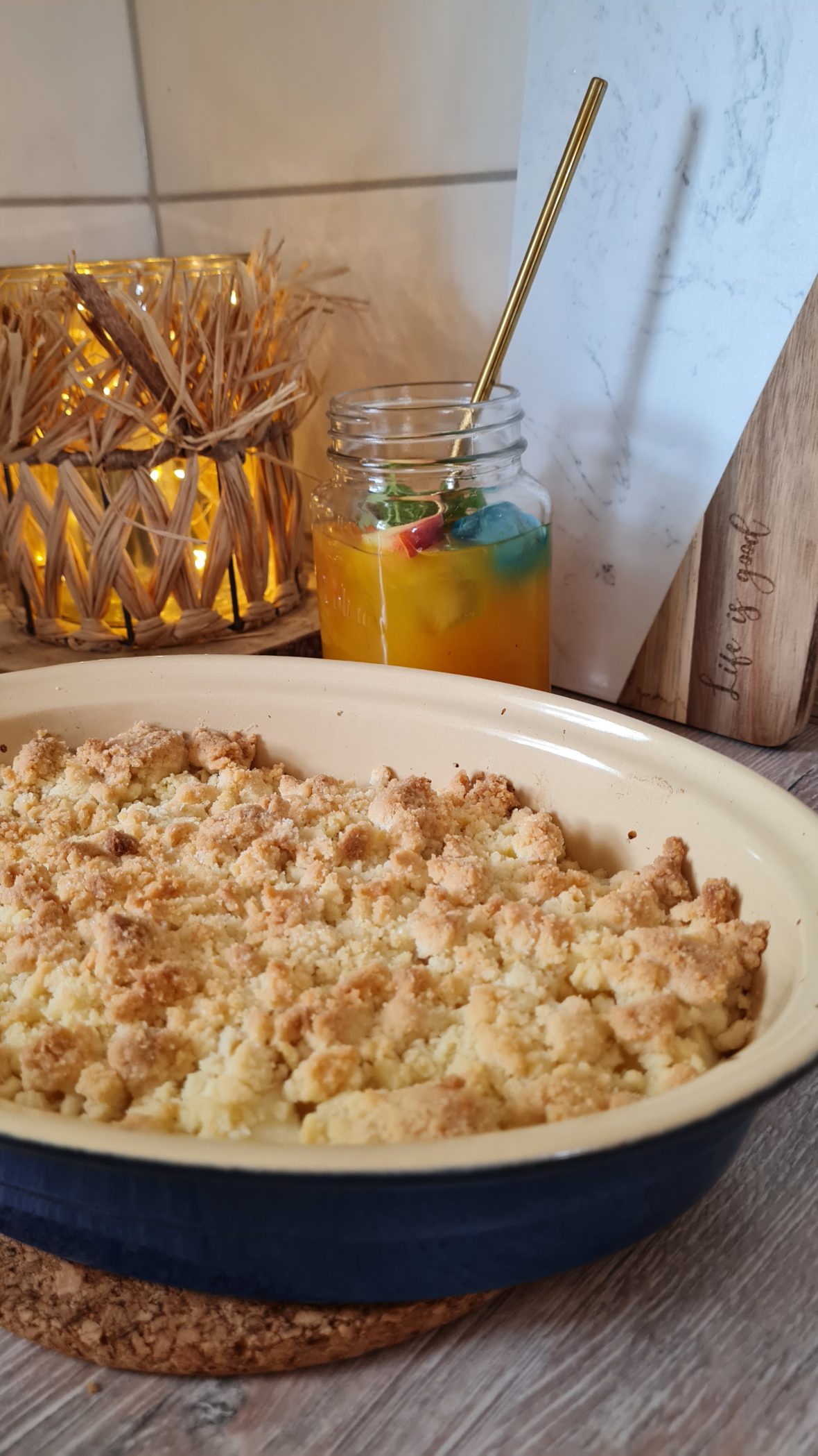 einfaches rezept für apple crumble