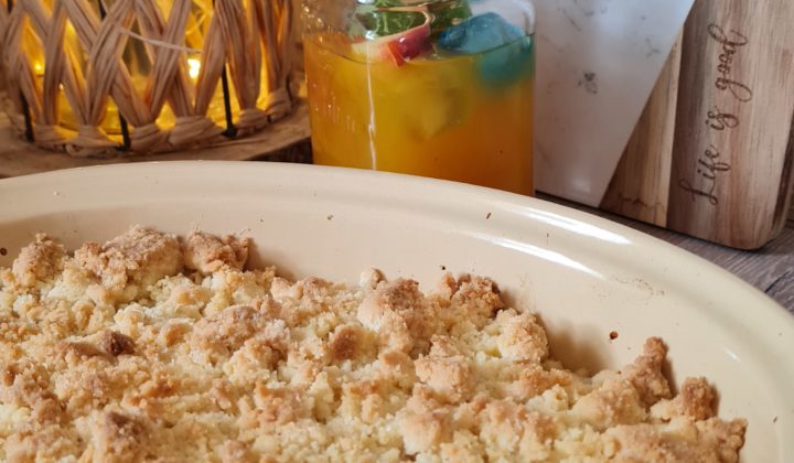 einfaches rezept für apple crumble