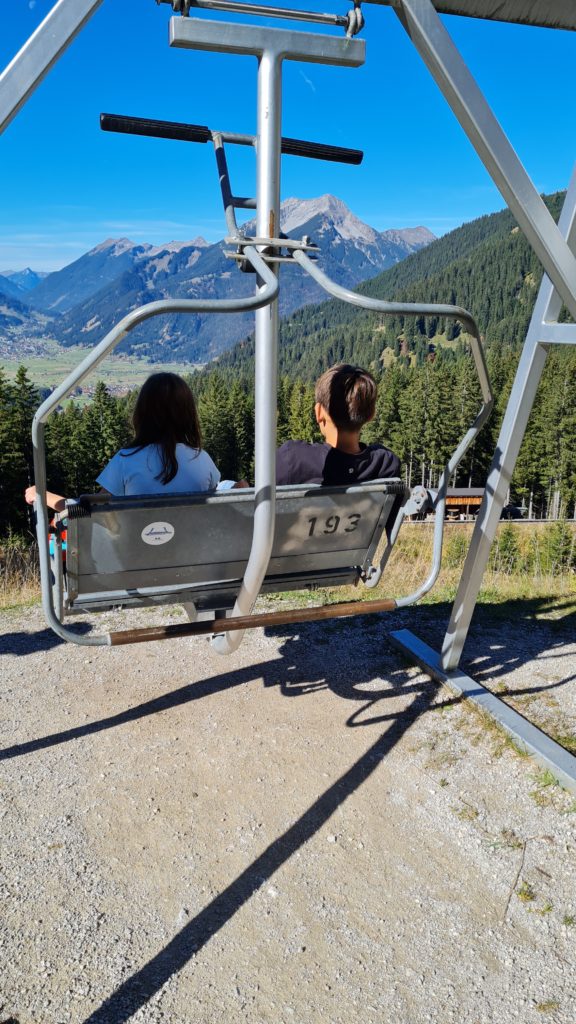 tolle aussicht beim almsee in tirol