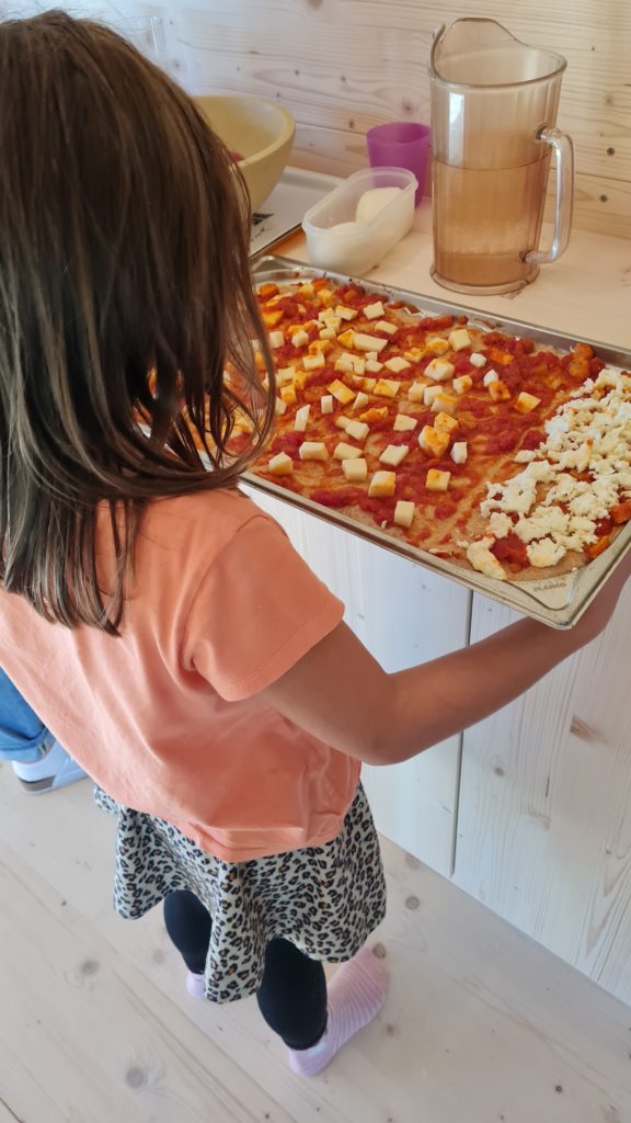 mit kindern pizza backen im hotel stern