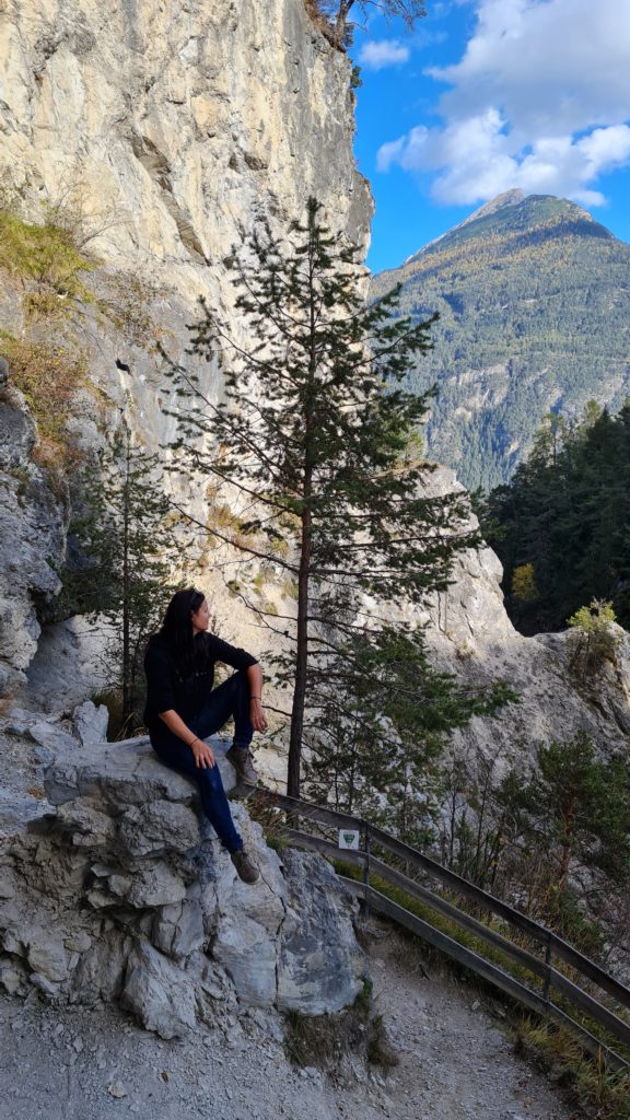 tolle aussicht in der rosengartenschlucht