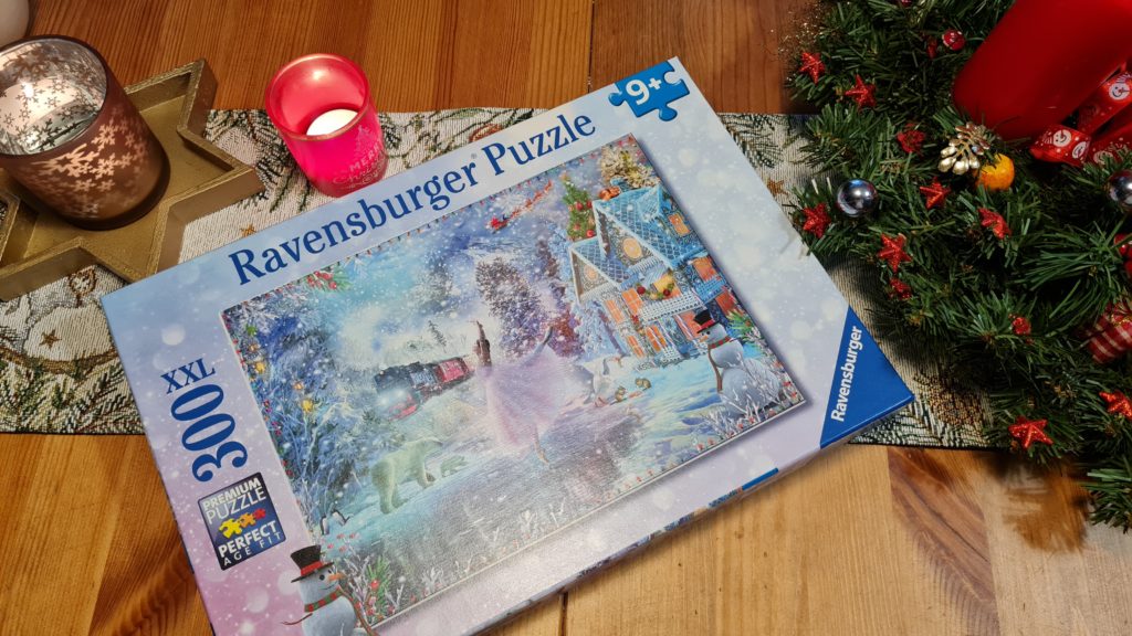 weihnachtspuzzle von ravensburger: winterwunderland