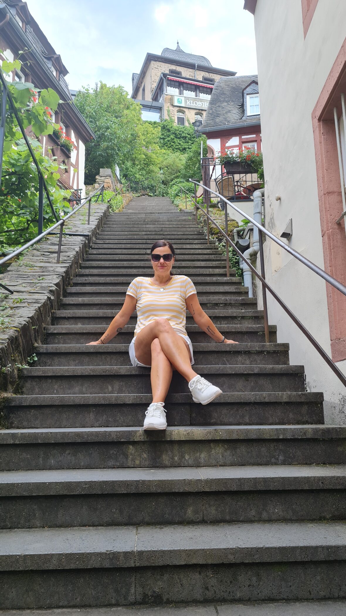 die brühmte treppe in beilstein an der mosel