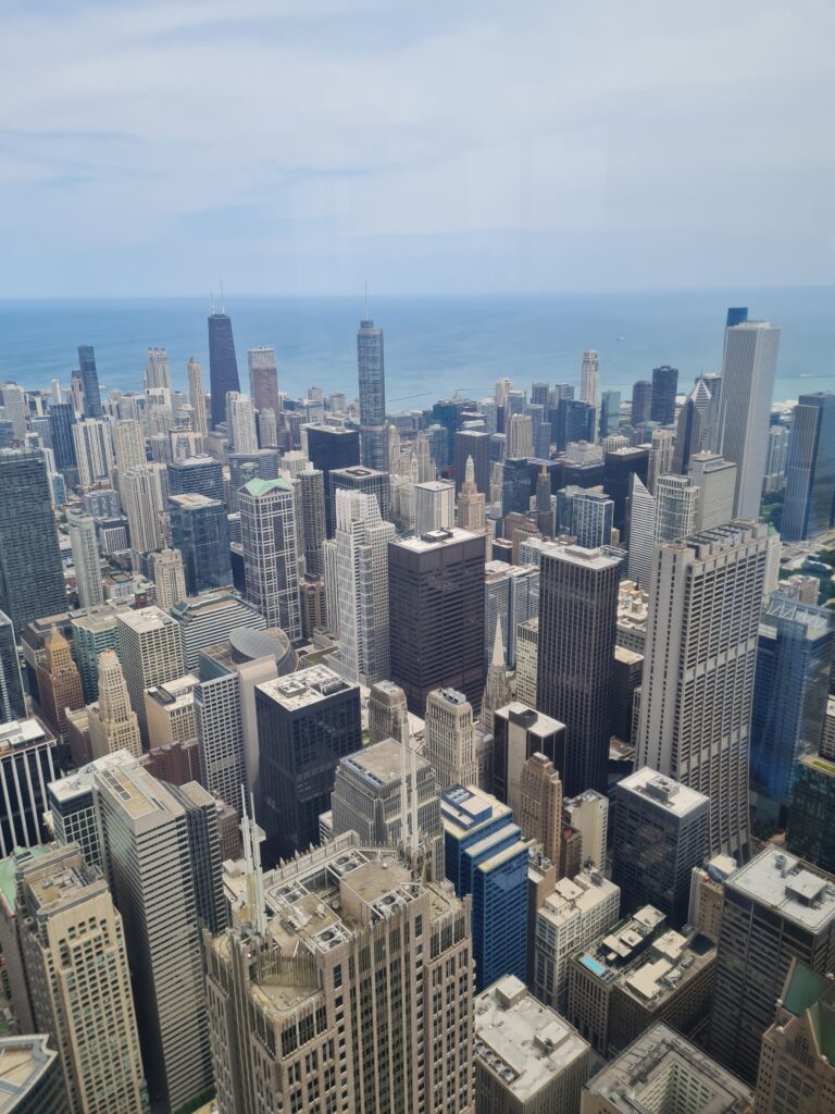 aussicht auf chicago aus dem 103. stock