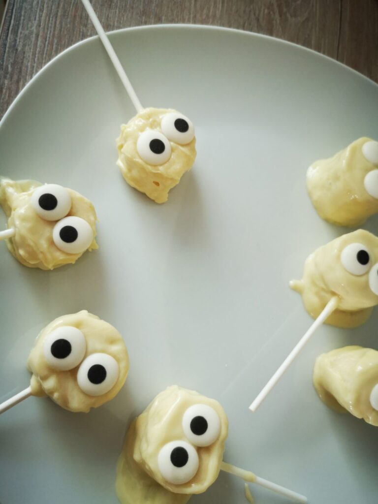 Last Minute Halloween Ideen: Schoko-Bananenmonster