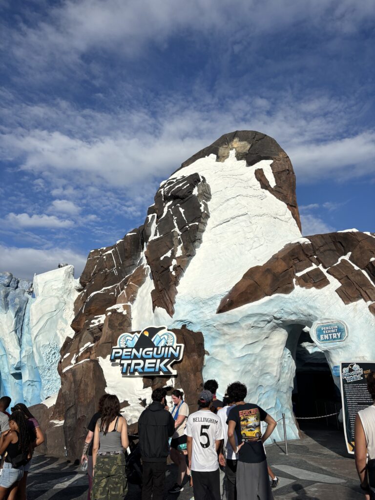 Penguin Trek Achterbahn im SeaWorld Orlando