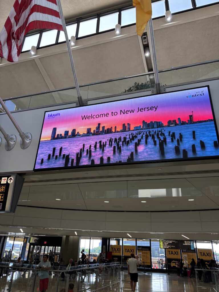 3 Tage New York mit Kindern: Ankunft in New Jersey