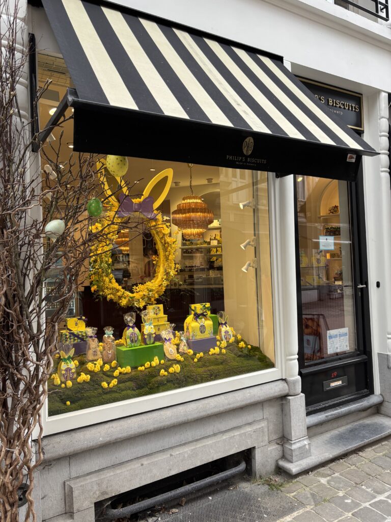 Wunderschöne Schaufenster in Gent