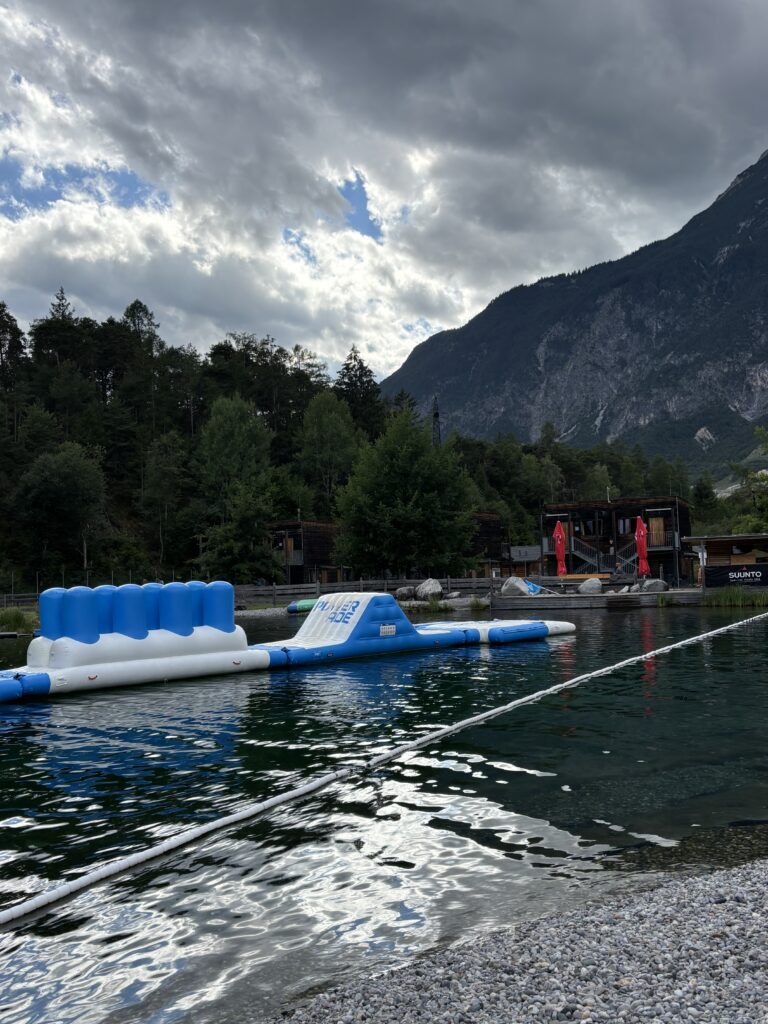 Wasser-Parcour in der Area47.