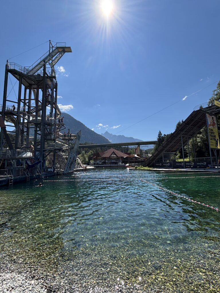Die Water Area der Area47 in Tirol.